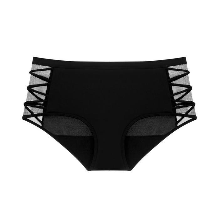 Černé menstruační plavky Dorina Aqua Santana – spodní díl pro slabou menstruaci