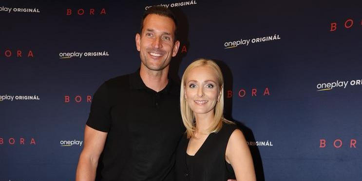 Martin Košťál s partnerkou Nikolou Lukáčovou