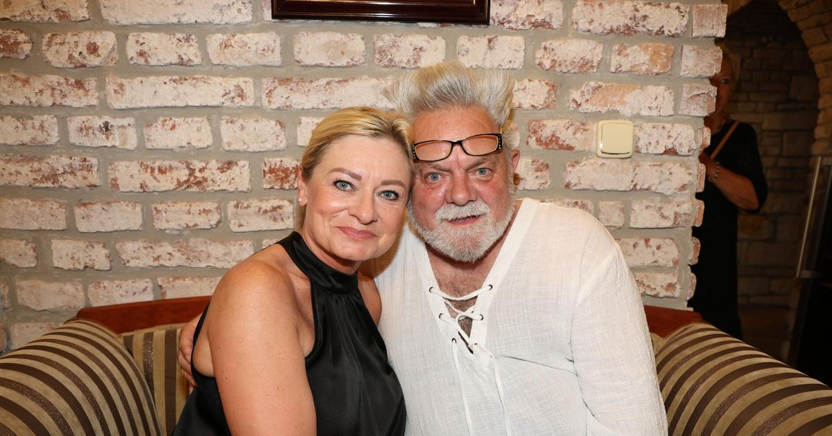 Václav Upír Krejčí s manželkou Lucií