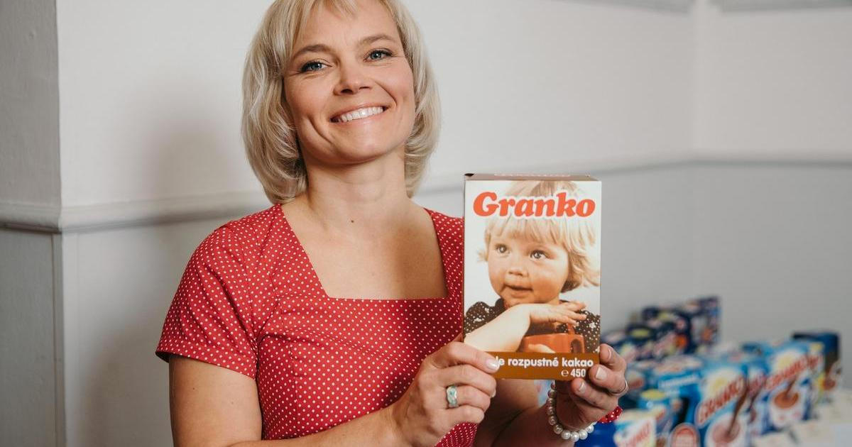 Na vůbec prvním obalu Granka byla zachycena tehdy dvouletá Veronika Fojtů, jejíž dětská tvář zůstala v paměti mnoha generací.