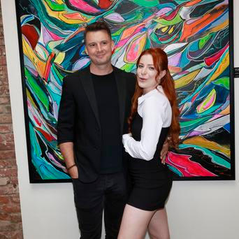 Karel Kašák a přítelkyní