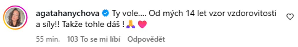 Komentář Agáty Hanychové