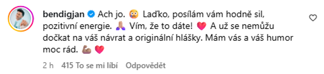Komentář Jana Bendiga