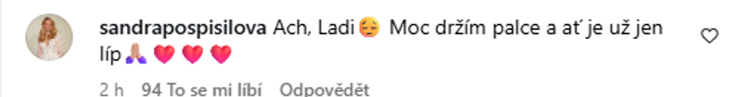 Komentář Sandry Pospíšilové