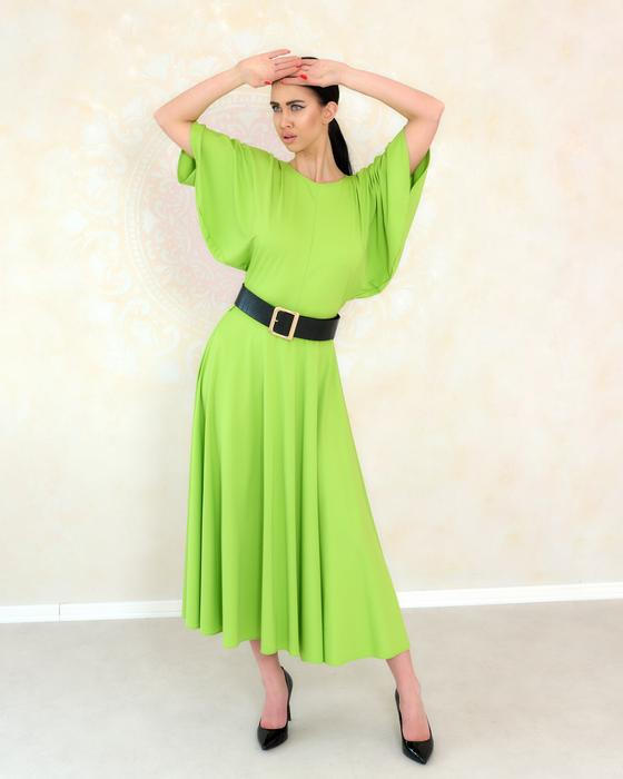 Neonově zelené šaty