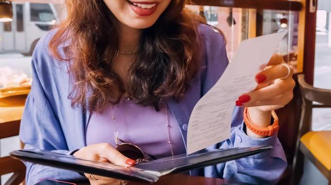 Účet v restauraci