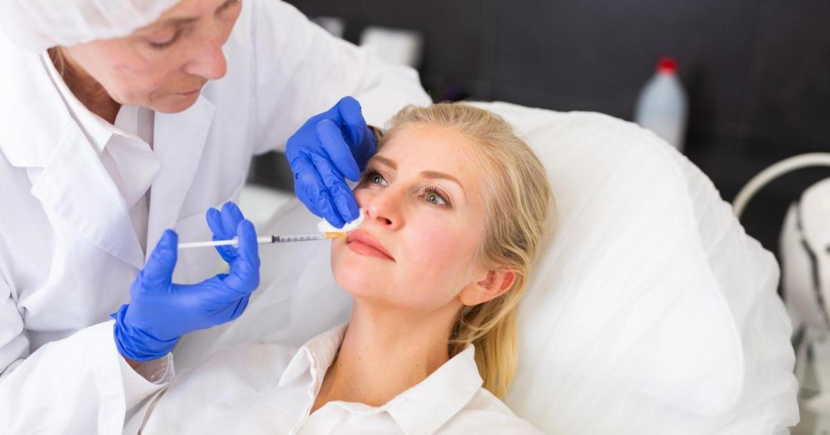 Aplikace botulotoxinu