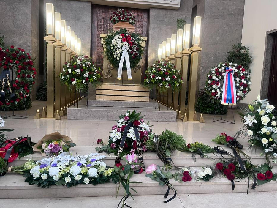 pohřeb Jiřího Krampola