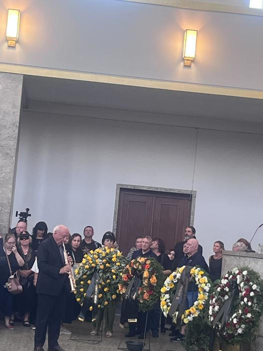 pohřeb Jiřího Krampola