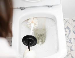 Vodní kámen v toaletě