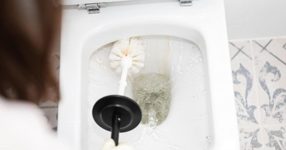 Vodní kámen v toaletě