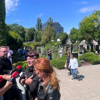 pohřeb Jiřího Krampola