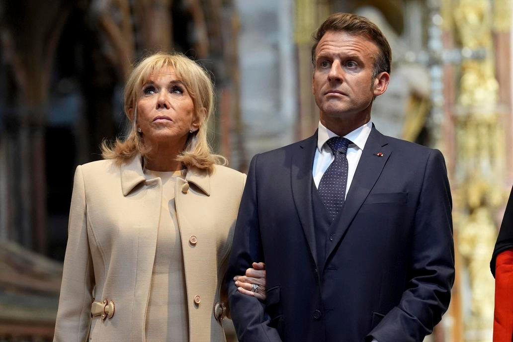 Brigitte Macron a Emmanuel Macron Brigitte Macron