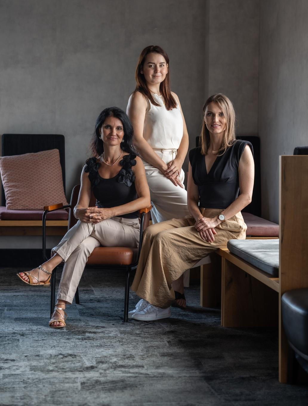 Anna Kohoutová, Olga Gruberová, Eva Zubec