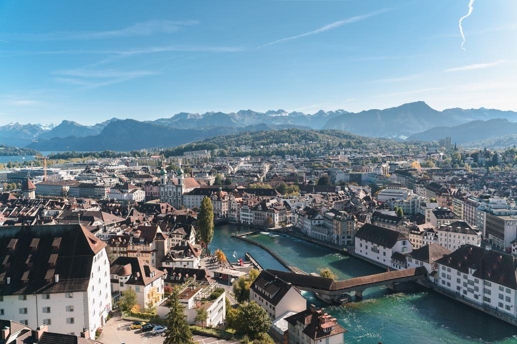  Lucerne, view of the city