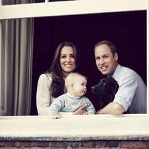 Princezna Kate, princ William a jejich prvorozený syn princ George