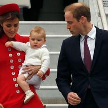 Princezna Kate, princ William a jejich prvorozený syn princ George