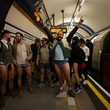 No Trousers Tube Ride