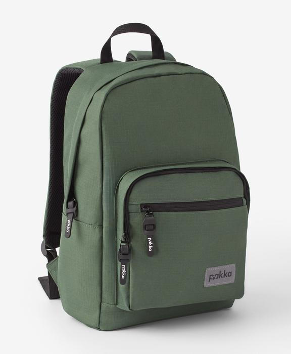 Zelený dětský batoh s kapsou, pepco, 250 Kč