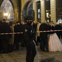 Policejní zásah v Obecním domě