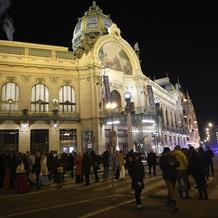 Policejní zásah v Obecním domě