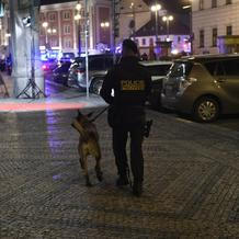 Pojicejní zásah v Obecním domě