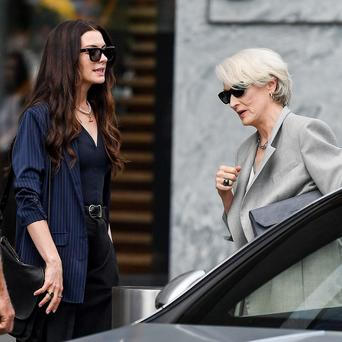 Natáčení Ďábel nosí Pradu 2: Anne Hathaway, Meryl Streep