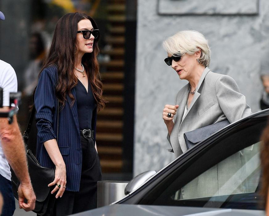 Natáčení Ďábel nosí Pradu 2: Anne Hathaway, Meryl Streep