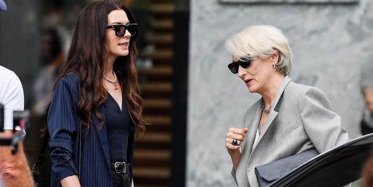 Natáčení Ďábel nosí Pradu 2: Anne Hathaway, Meryl Streep