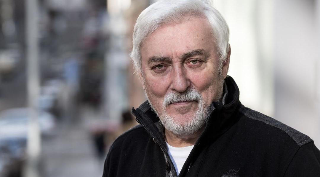 Moderátor Jan Rosák při rozhovoru 31. 1. 2019