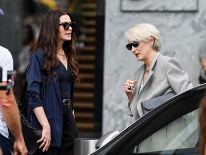 Natáčení Ďábel nosí Pradu 2: Anne Hathaway, Meryl Streep