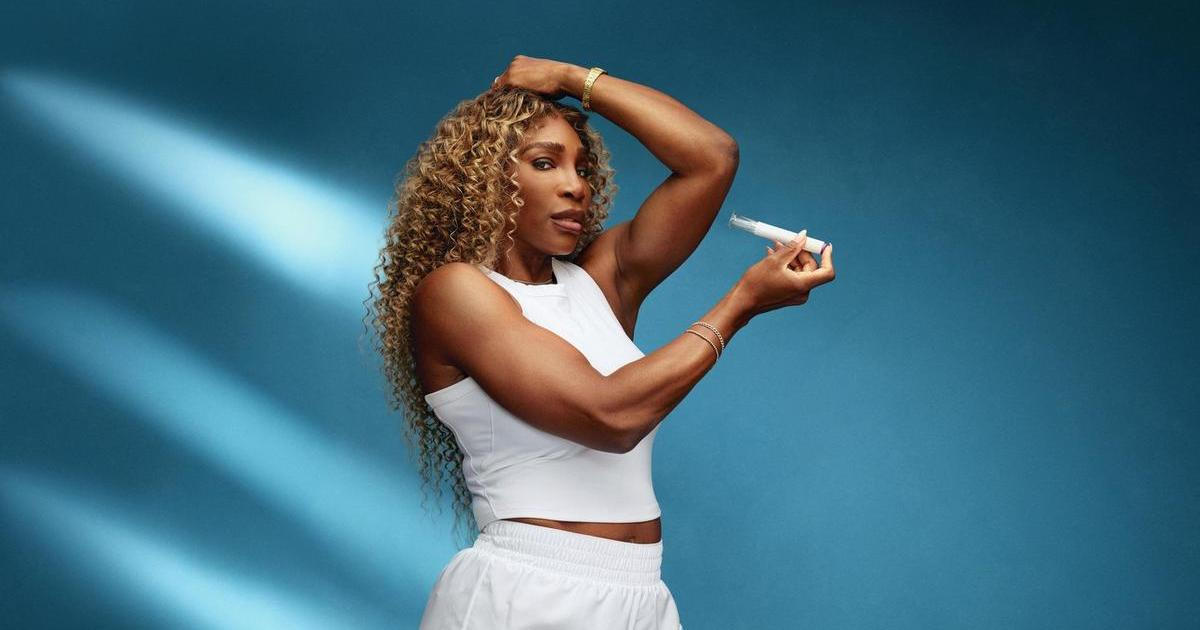 Serena Williams v reklamě na hubnoucí injekce GLP-1 společnosti Ro.