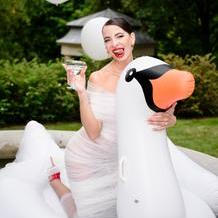 Svatba návrhářky Debbie Brown