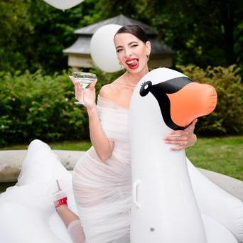 Svatba návrhářky Debbie Brown