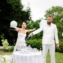 Svatba návrhářky Debbie Brown