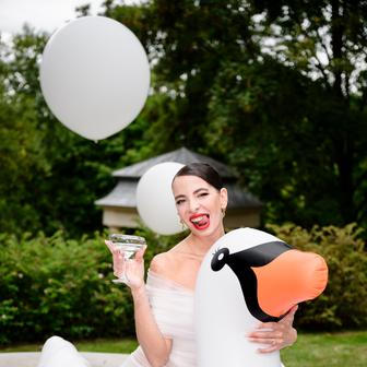 Svatba návrhářky Debbie Brown