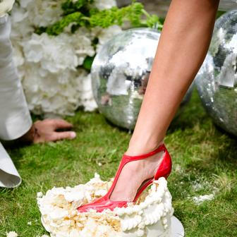 Svatba návrhářky Debbie Brown