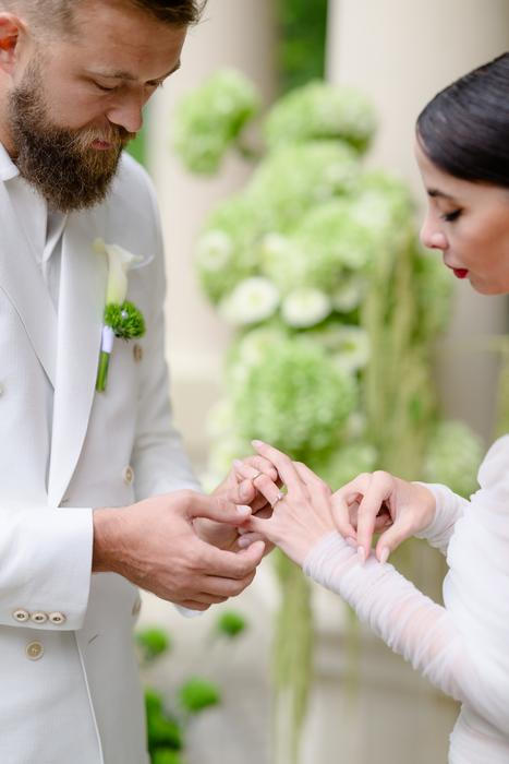 Svatba návrhářky Debbie Brown