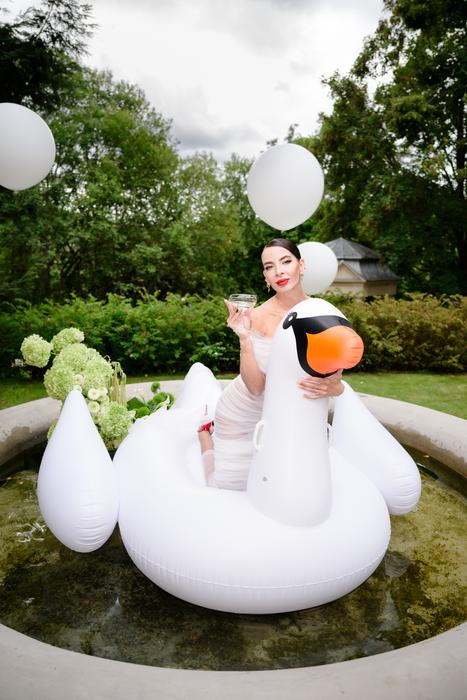 Svatba návrhářky Debbie Brown