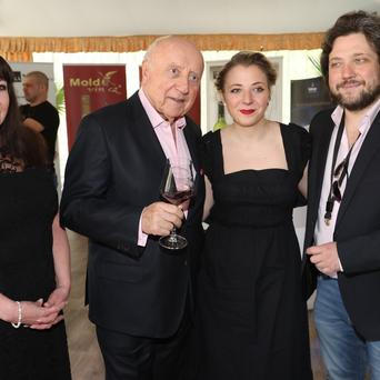 Dagmar Patrasová a Felix Slováček s dětmi