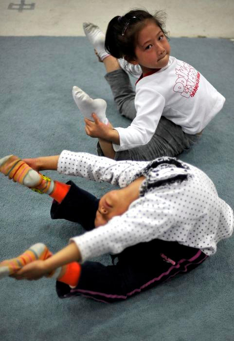 Drsná gymnastická škola Číny