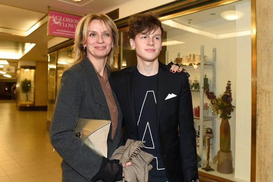 Ivana Chýlková se synem