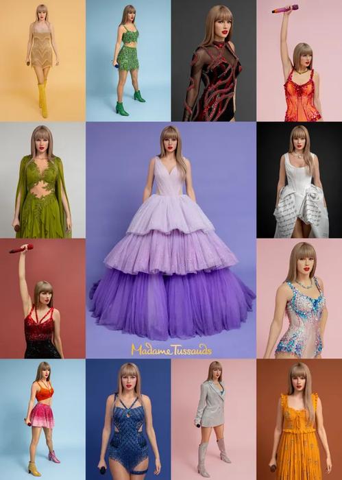 Každé město jiná Taylor. Swift má u Madame Tussauds hned 13 voskových figurín
