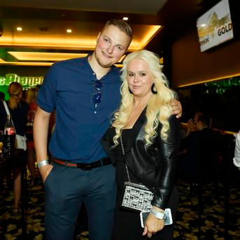 Monika Binias se svým manželem, hokejovým trenérem Petrem Biniasem