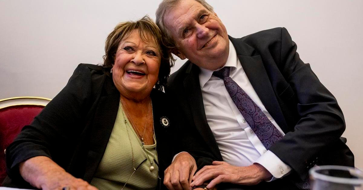 Jiřina Bohdalová a Miloš Zeman