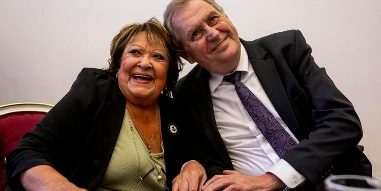 Jiřina Bohdalová a Miloš Zeman