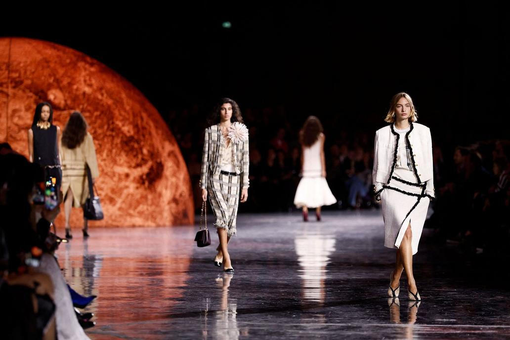 Chanel Womenswear Spring/Summer 2026 collection during Paris Fashion Week