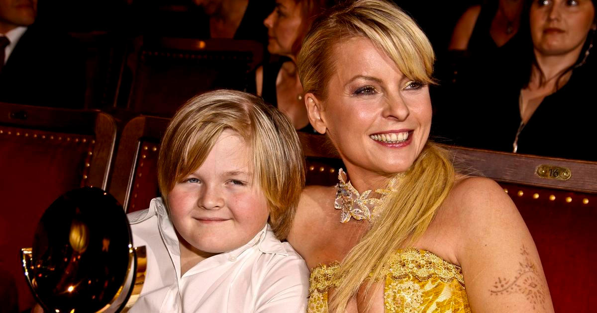 Iveta Bartošová se synem Arturem (2008)