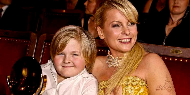 Iveta Bartošová se synem Arturem (2008)