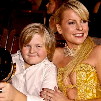 Iveta Bartošová se synem Arturem (2008)